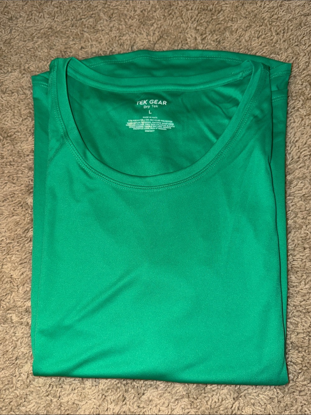 tek gear Women's Bright Green Athletic Tank Top